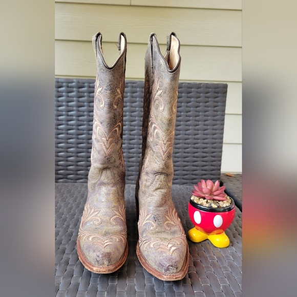 Circle G boots size 8 - Picture 2 of 7